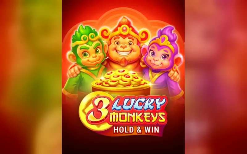 3 Lucky Monkeys Hold & Win With 5 Jackpot Prizes — game artwork