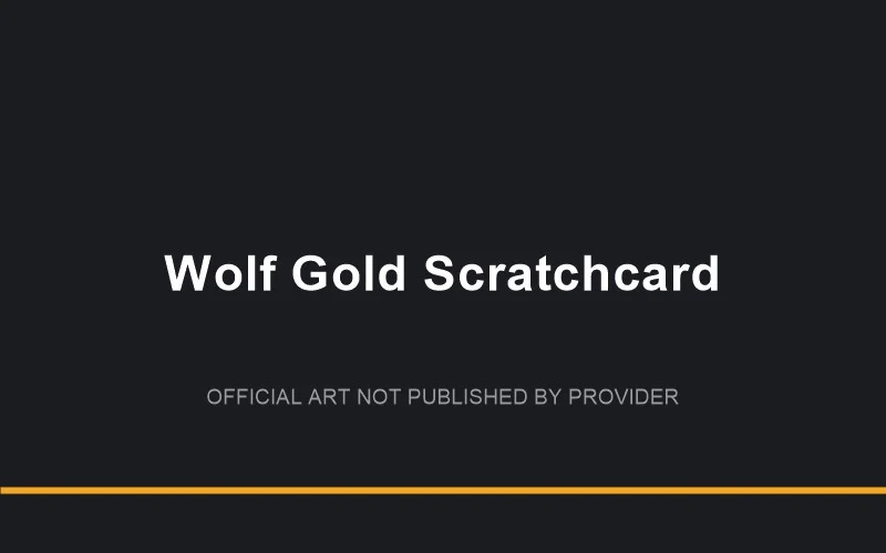 Wolf Gold Scratchcard game artwork