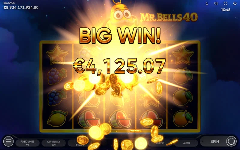 Mr. Bells 40 by Endorphina — game artwork