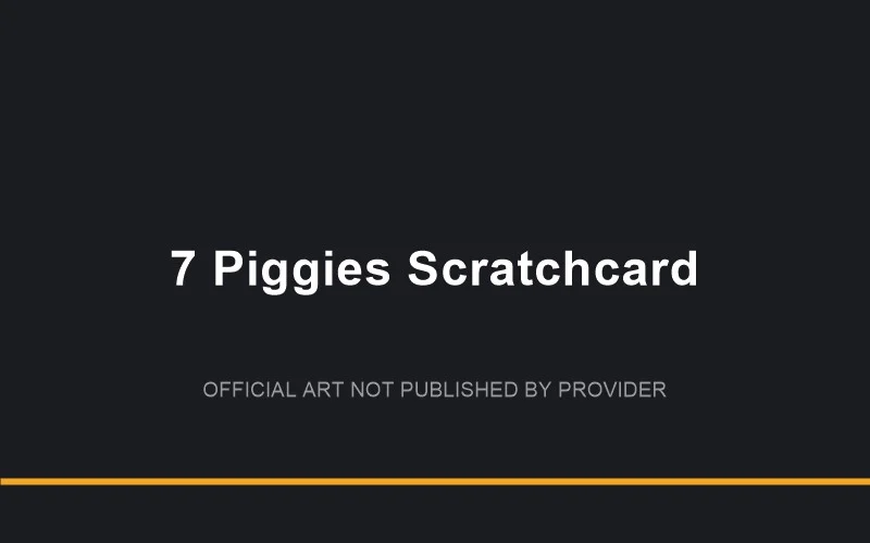 7 Piggies Scratchcard game artwork