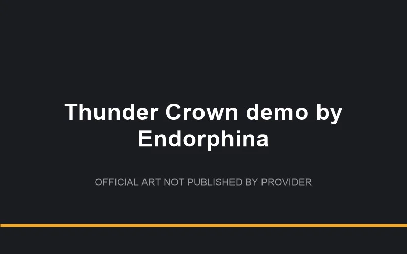 Thunder Crown demo by Endorphina — game artwork