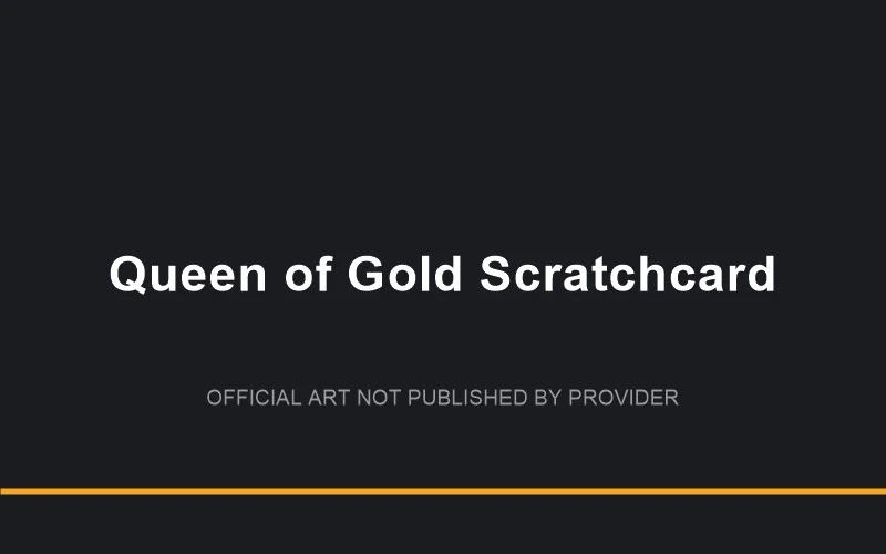 Queen of Gold Scratchcard game artwork