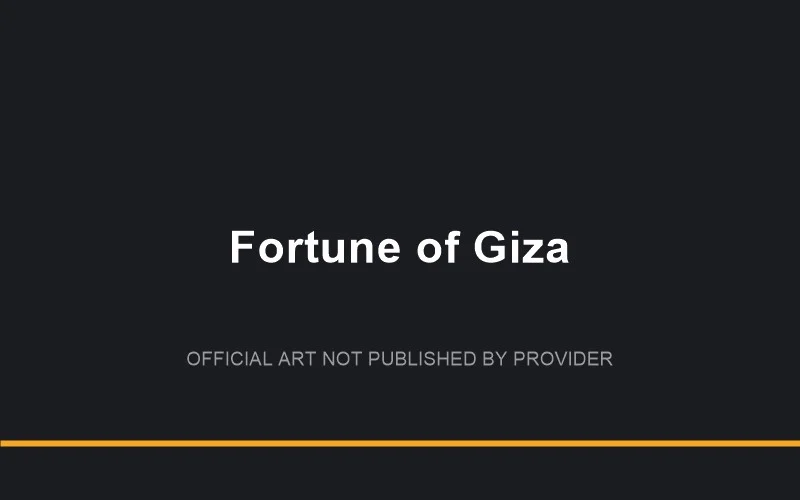Fortune of Giza game artwork