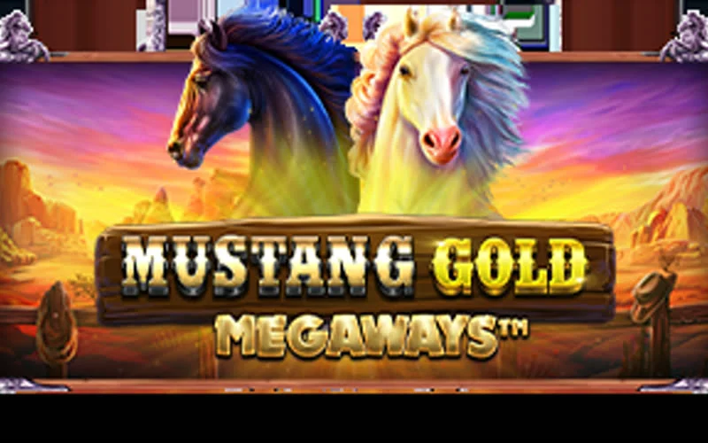 Mustang Gold Megaways game artwork