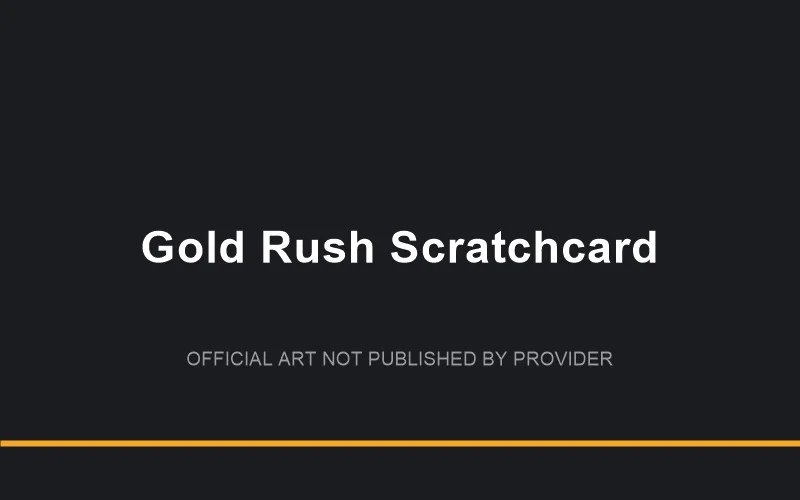 Gold Rush Scratchcard game artwork