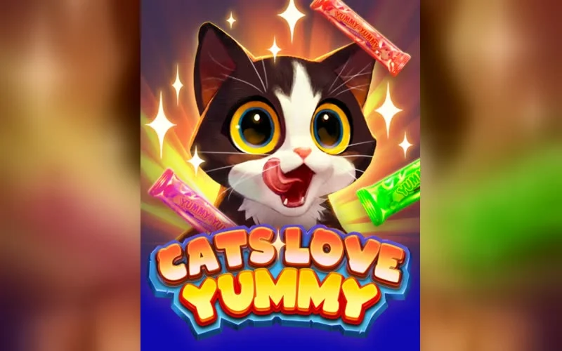 Win 4 Cat Jackpots in Cats Love Yummy Slot by BGaming — game artwork