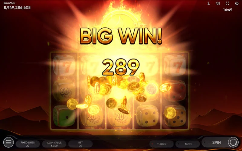 Burning Coins 20 game artwork