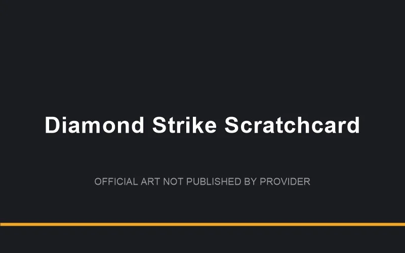 Diamond Strike Scratchcard game artwork