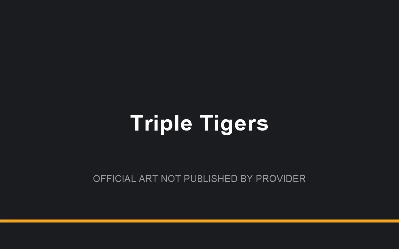 Triple Tigers game artwork