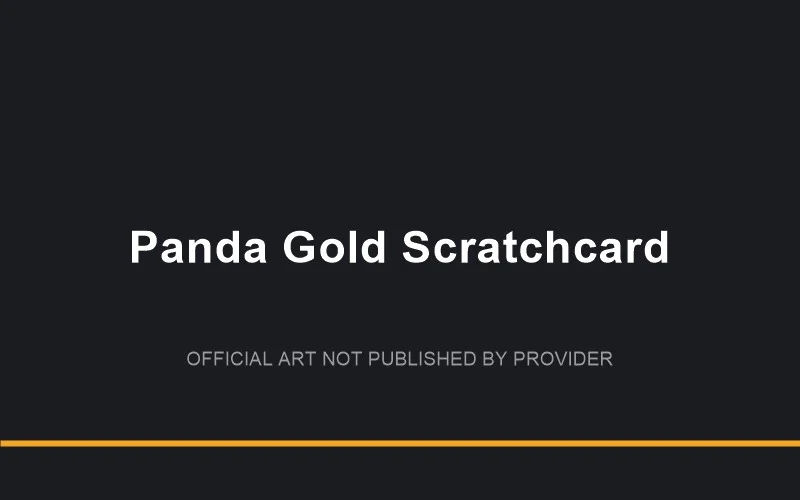 Panda Gold Scratchcard game artwork