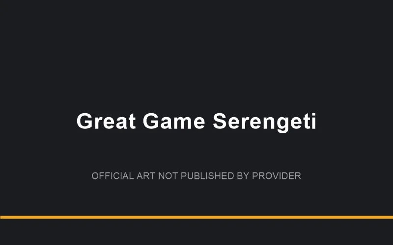 Great Game Serengeti — game artwork