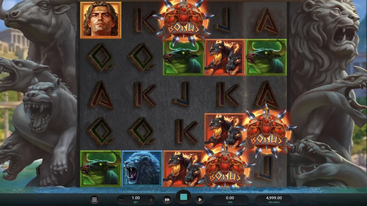 Hercules Unleashed Dream Drop game screen 1