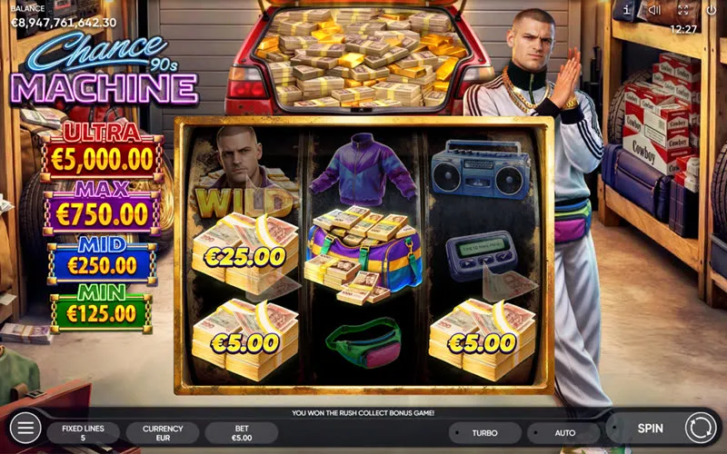 Chance Machine 90s game artwork