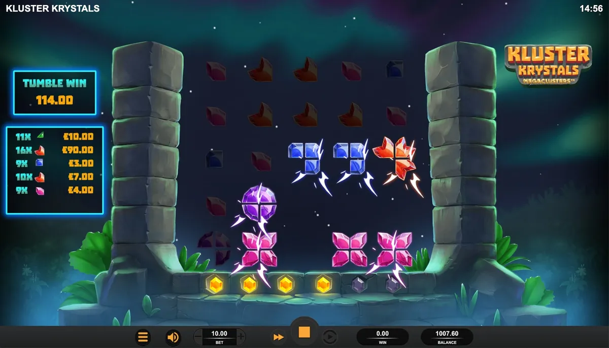 Kluster Krystals Megaclusters game screen 1
