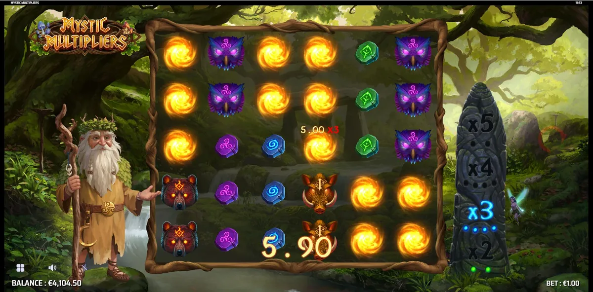 Mystic Multipliers game screen 1