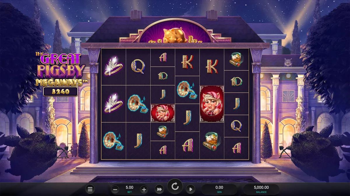 The Great Pigsby Megaways game screen 1