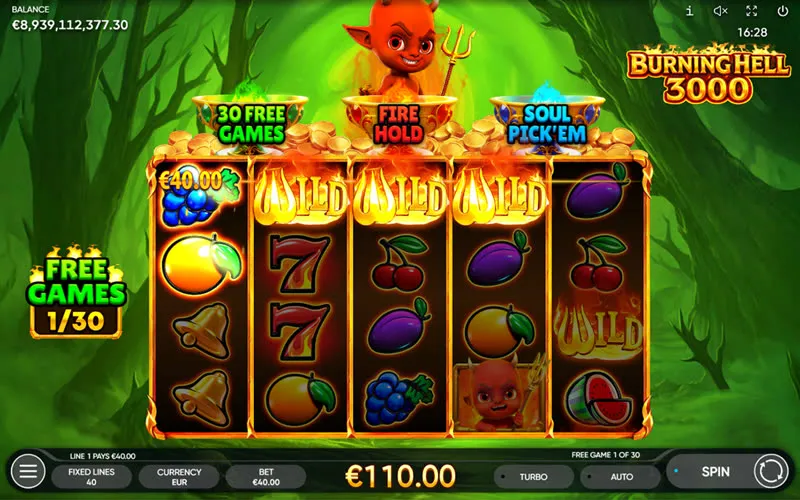 Burning Hell 3000 game artwork