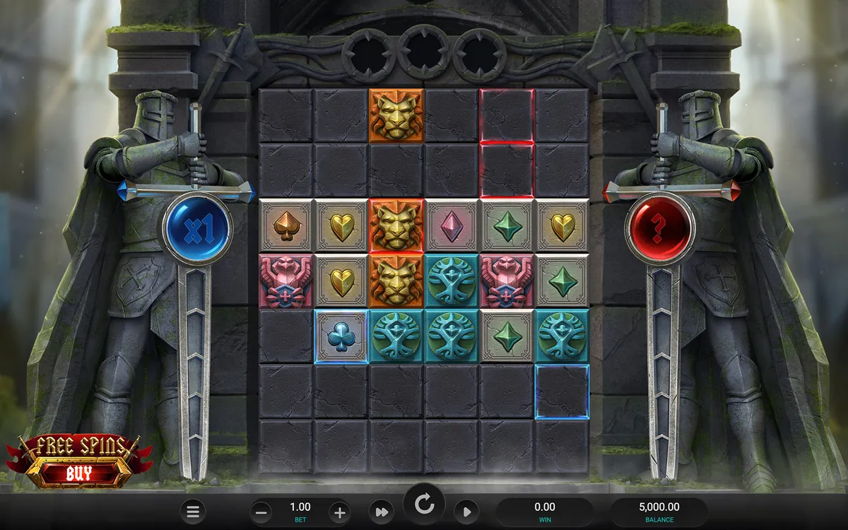 Templar Tumble 2 Dream Drop game screen 1