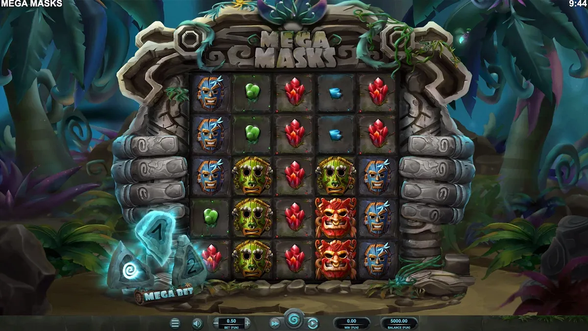Mega Masks game screen 1