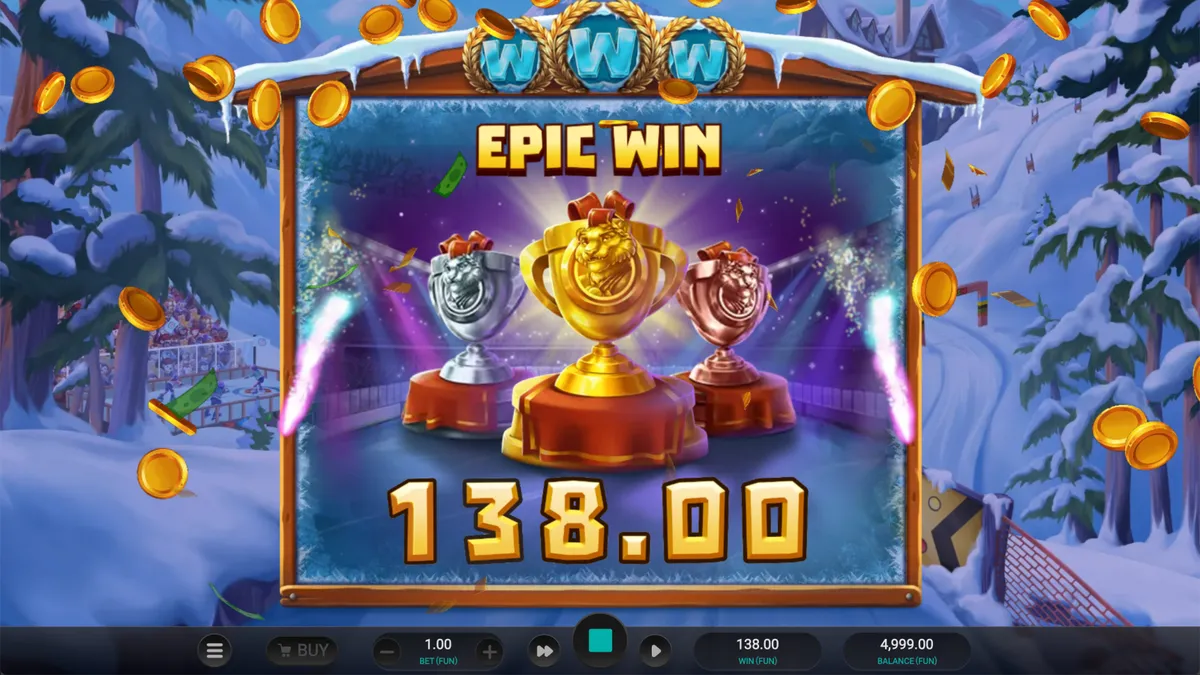 Winter Champions game screen 1