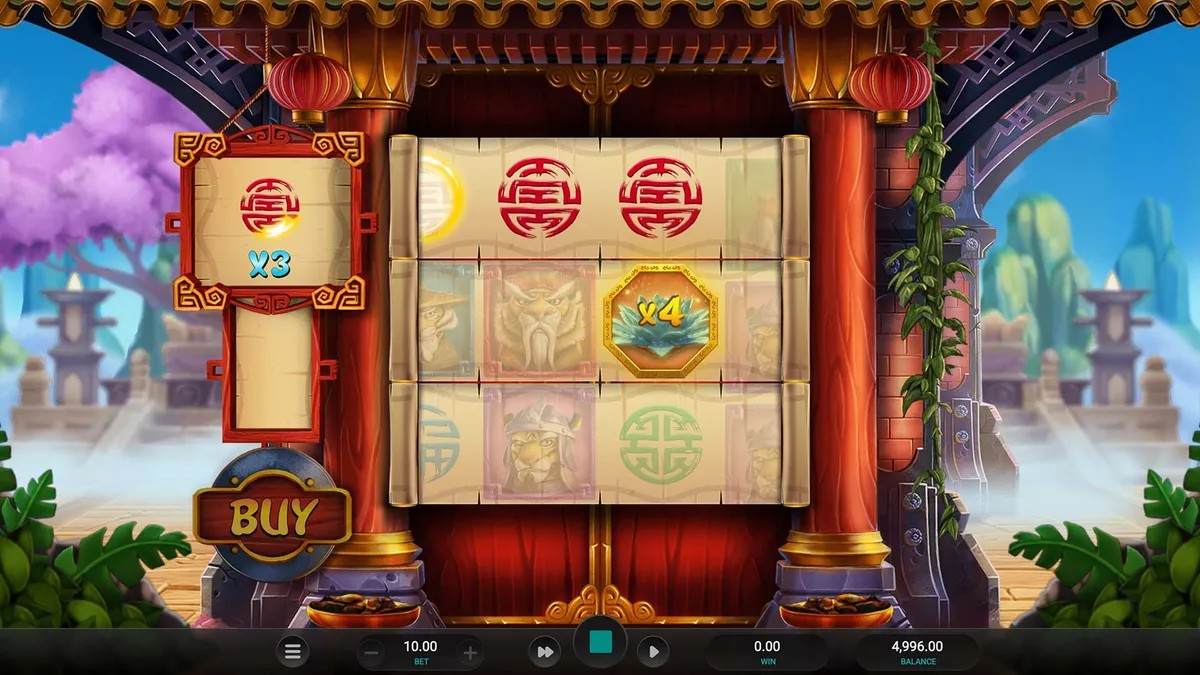 Tiger Kingdom Infinity Reels game screen 1