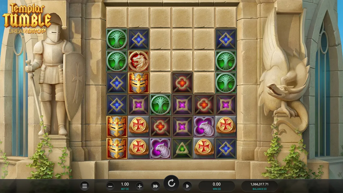 Templar Tumble Dream Drop game screen 1