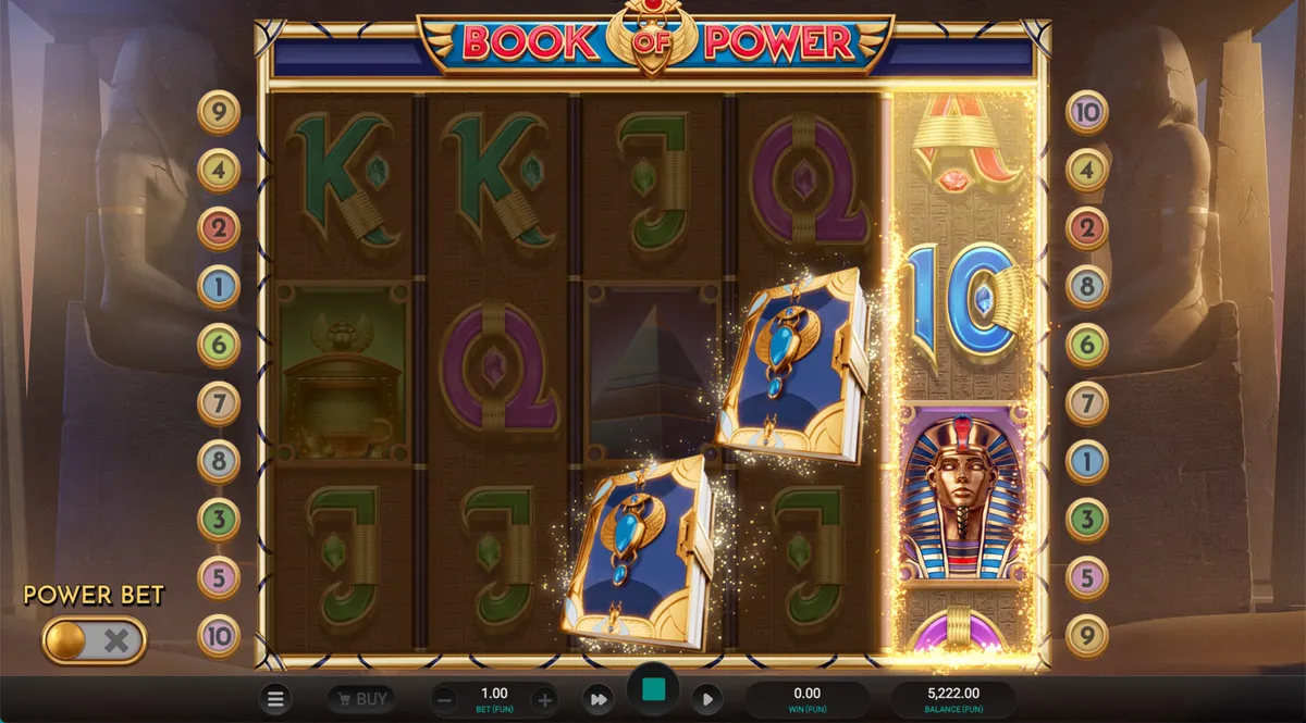 Book of Power game screen 1