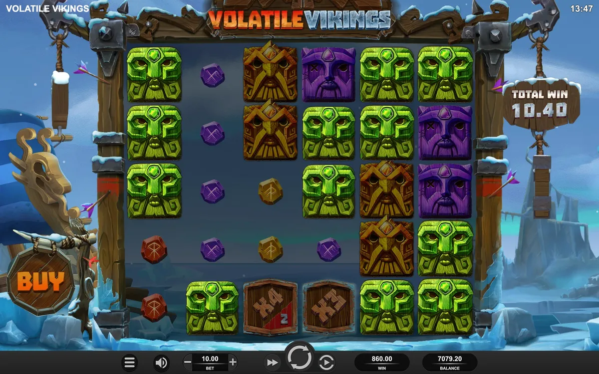 Volatile Vikings game screen 1