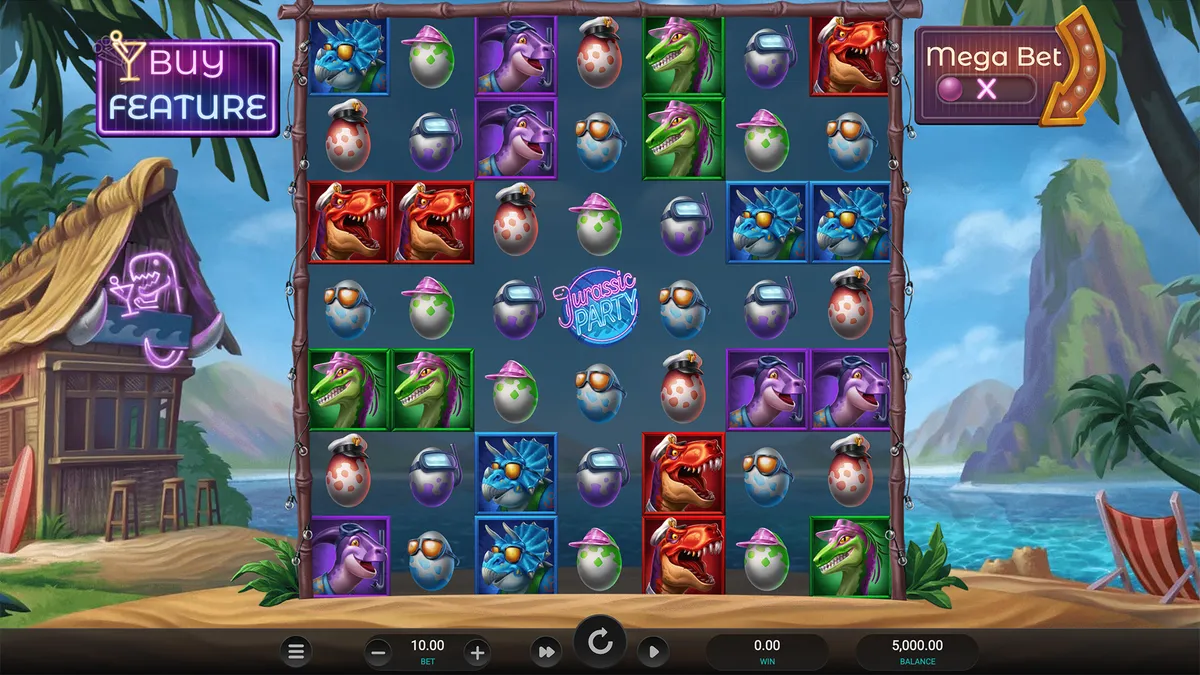 Jurassic Party game screen 1