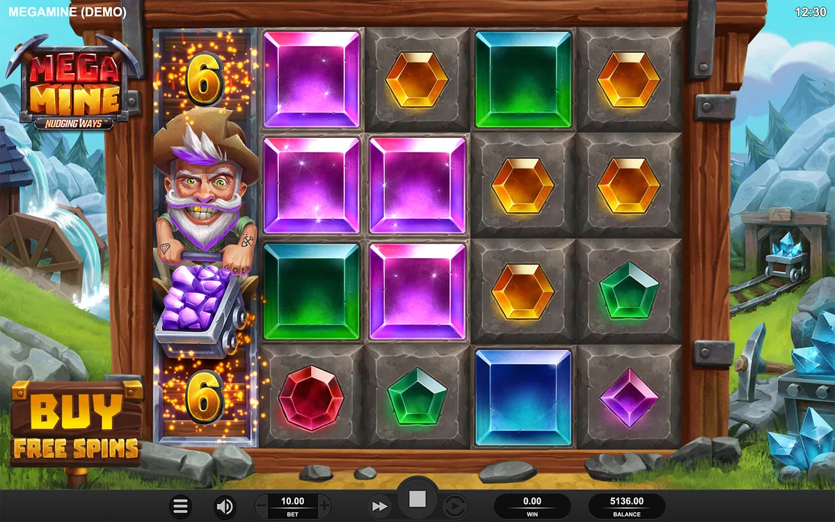 Mega Mine game screen 1
