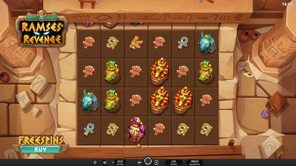 Ramses Revenge game screen 1
