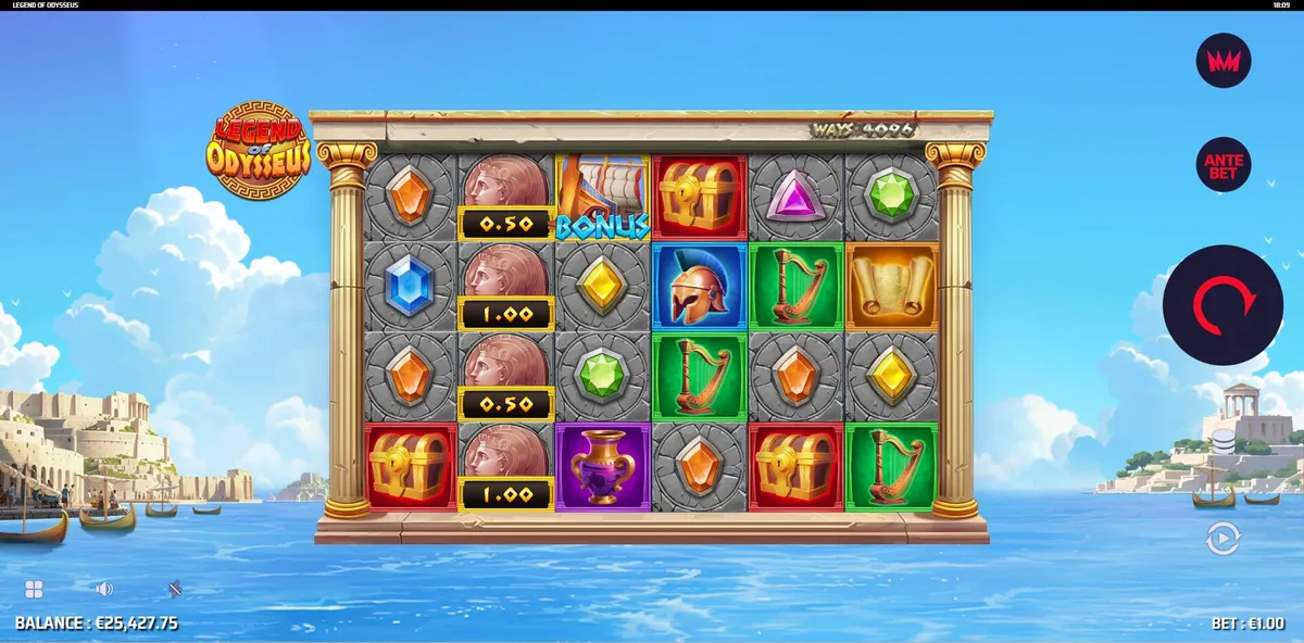 Legend Of Odysseus game screen 1