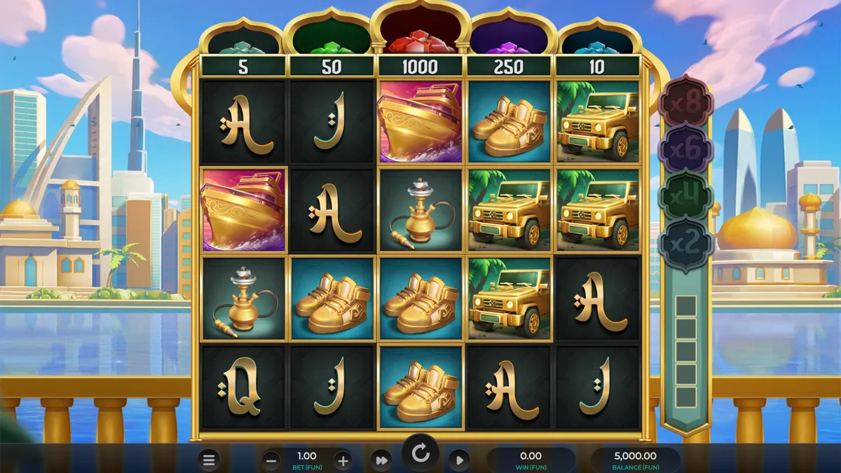 Sultan Spins game screen 1