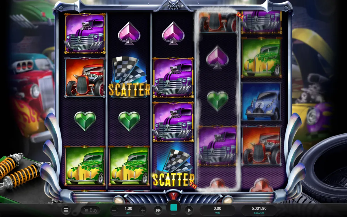 Hot Rod Racers game screen 1