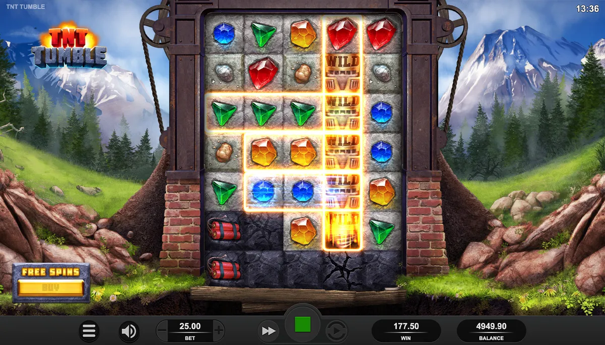 TNT Tumble game screen 1
