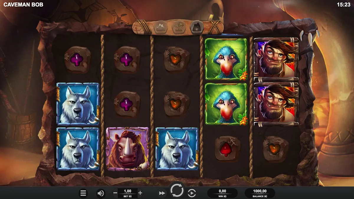 Caveman Bob game screen 1