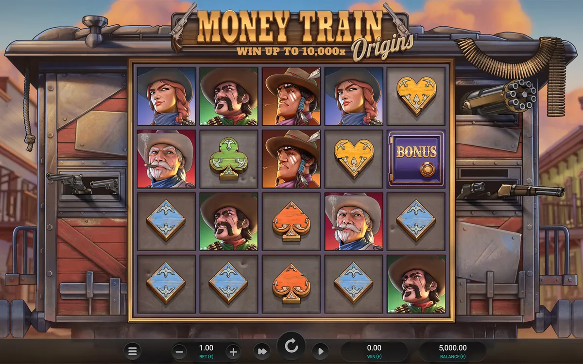 Money Train Origins Dream Drop game screen 1