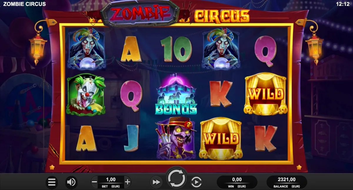 Zombie Circus game screen 1