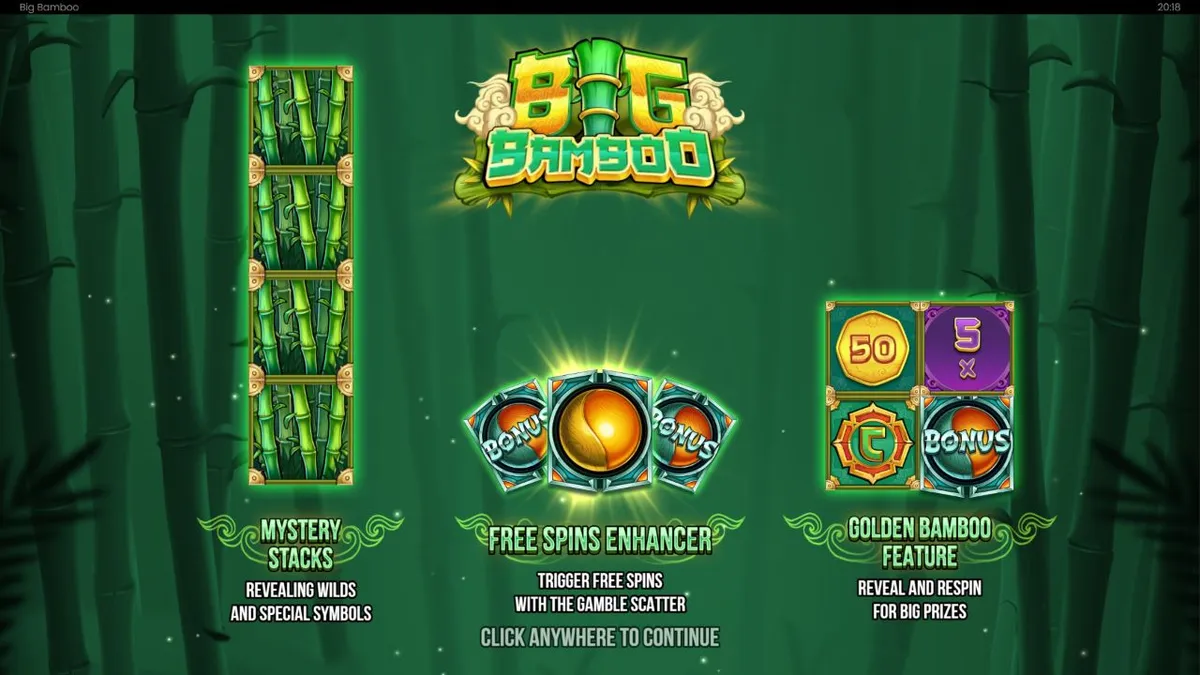 Big Bamboo game screen 1