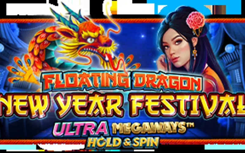 Floating Dragon New Year Festival Ultra Megaways Hold & Spin game artwork