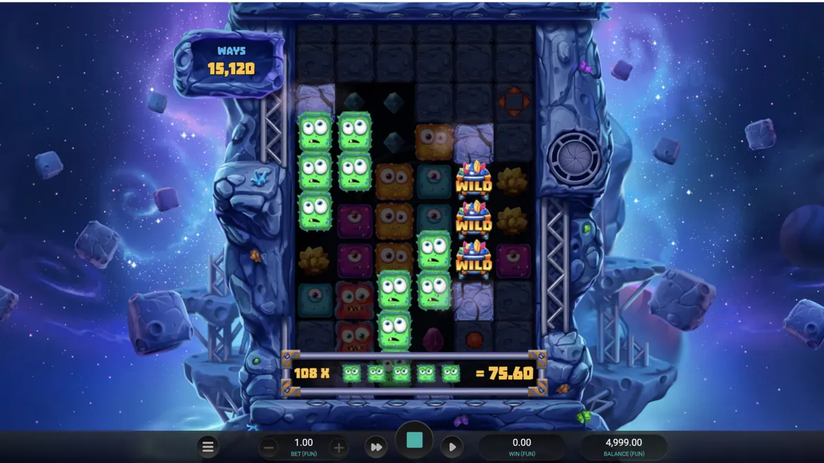 Space Miners Dream Drop game screen 1