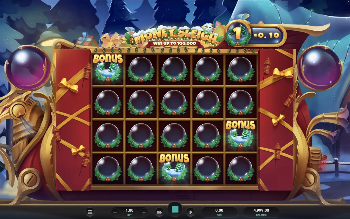 Money Sleigh game screen 1